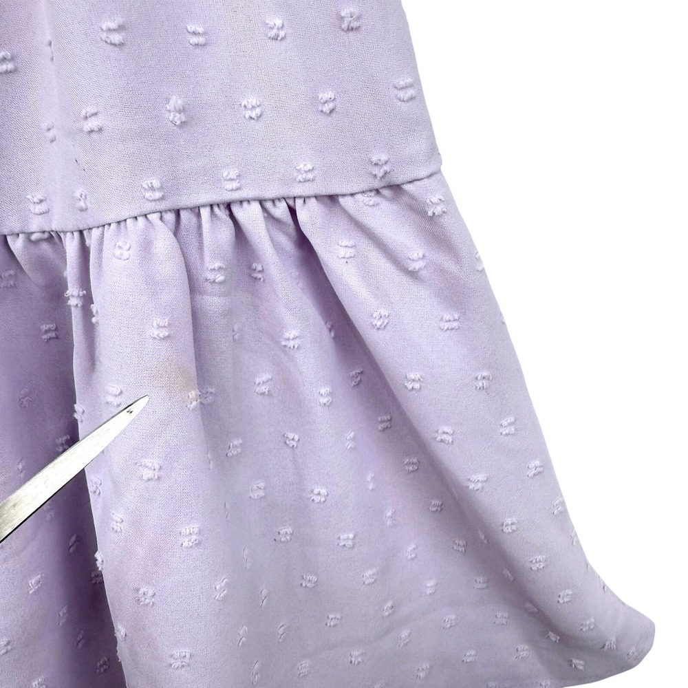 Loness Tiered Babydoll Dress Sz S Pastel Puff Sleeve Fairy‎ Milkmaid Cottagecore - Picture 6 of 10